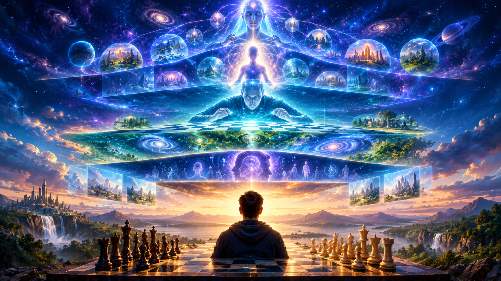 Cosmic Chessboard of Realities